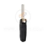 hyundai flip key remote shell 3buttons with sedan trunk left laser blade aftermarket 34864 3