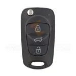 kia flip key remote shell 3buttons suv trunk left laser blade aftermarket 34869 2