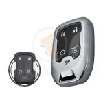 TPU Key Cover Case For Chevrolet Suburban Tahoe GMC Terrain Yukon Smart Key Remote 5 Button BLACK Metal Color gallery min