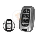 TPU Key Fob Cover Case For Chrysler Pacifica Smart Key Remote 7 Button BLACK Metal Color gallery min