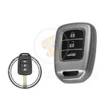 TPU Key Cover Case For Honda Remote Key 3 Button BLACK Metal Color gallery min