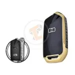 TPU Key Cover Case Protector For 2023 KIA Stinger Smart Key Remote 6+1 Button BLACK GOLD Color 95440 J6610 gallery min