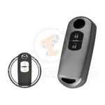 TPU Key Fob Cover Case For Mazda 3 CX 5 CX 7 Smart Key Remote 2 Button BLACK Metal Color gallery min