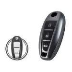 TPU Key Fob Cover Case For Suzuki Ciaz Smart Key Remote 3 Button BLACK Metal Color main min
