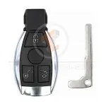 mercedes bga chrome remote key cover with blade