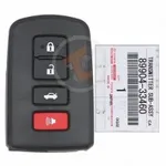 camry avalon corolla aurion 2011 2017 4 buttons details