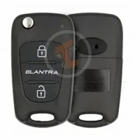 Hyundai Elantra 2012 2016 Flip Key Remote Shell 2 buttons Aftermarket main 25136 - thumbnail