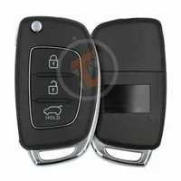kia hyundai 2008 2012 chrome flip key remote shell 3 buttons laser main 25271 - thumbnail
