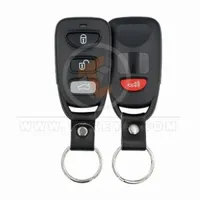 kia hyundai remote key shell 3+1 buttons without battery holder main 33415 - thumbnail