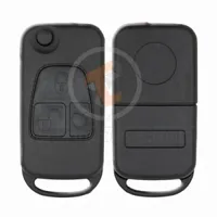 Mercedes Flip Key Remote Shell 3 Buttons HU64 Blade ML aftermarket main 33048 - thumbnail