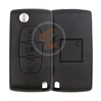peugeot flip key remote shell 3buttons aftermarket 34960 main - thumbnail