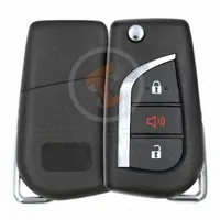Toyota Camry 2016 2020 Flip Key Remote Shell 3 Buttons Aftermarket main 33397 - thumbnail