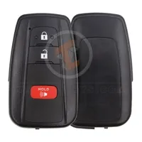 toyota smart key remote shell 2+1 buttons with matt painted aftermarket main 34980 - thumbnail