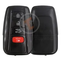 toyota smart key shell 3+1buttons suv trunk with mirror painted aftermarket main 34986 - thumbnail