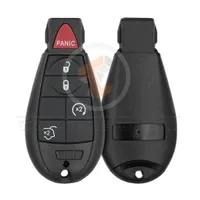 chrysler dodge jeep 2010 2015 fobik remote shell 5 buttons high trunk aftermarket main - thumbnail