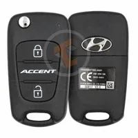 hyundai Accent 2010 2011 2012 2013 flip remote key oem main - thumbnail