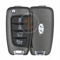 hyundai Kona 2018 2019 2020 2021 flip remote key oem main - thumbnail