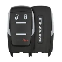 Replacement Key Fob For 2019-2022 Dodge Ram 2500-5500 Pickup - 4 Button Remote Start (GQ4-76T)