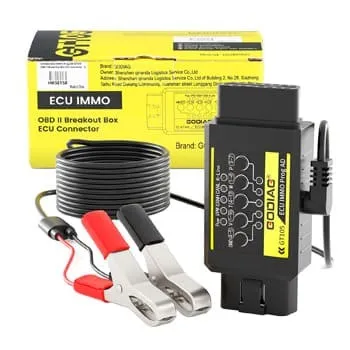 GODIAG ECU IMMO Prog AD GT105 OBD II Break Out Box Buttons 2