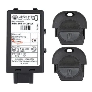 Nissan 2003 up Siemens Module + 2 433MHz Remotes Buttons 2 - thumbnail