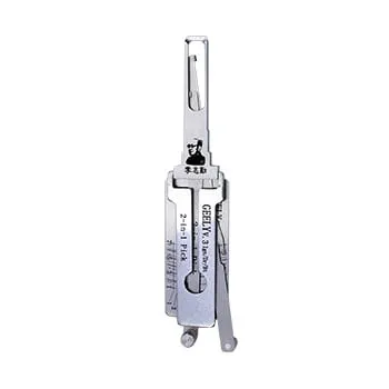 Original Lishi GEELY v.3 Ign/Dr/Bt 2 in 1 Decoder Remote Type FBS4 - thumbnail