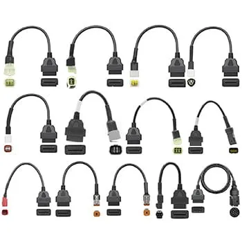 Motorcycle Diagnostic Connector Adapter OBD2 Cable Buttons 2 - thumbnail