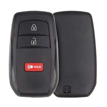 Toyota Smart Key Shell 2+1 Buttons  Aftermaket Buttons 2
