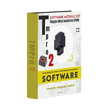Tmpro 2 Tmpro 2 Software module 227 – Piaggio bikes handsfree SPAR Remote Type Fobik