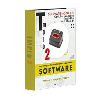 Tmpro 2 Tmpro 2 Software module 91 – Opel, Isuzu immobox Tokai-Rik Remote Type FBS4