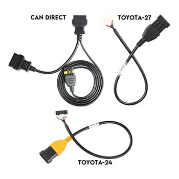OBDSTAR CAN Direct Kit with Toyota-24 & 27 Cable W Buttons 2 - thumbnail