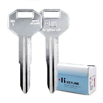 Keyline Mitsubishi Car Keys MT1 - Reliable Remote Type Fobik - thumbnail