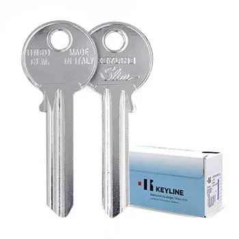 Keyline Door Keys P/N: UN6D SLM Compatible P/N:054 Remote Type FBS4 - thumbnail