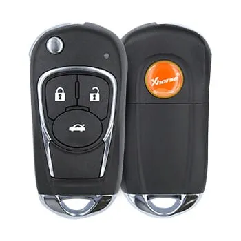 Xhorse XKBU03EN Buick Type Wired Flip Key 3B Buttons 2