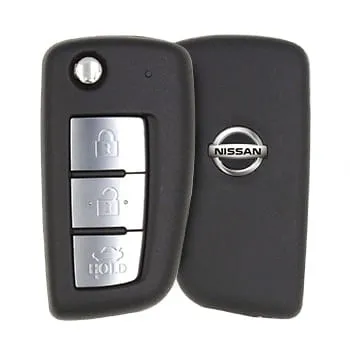 Original Nissan Flip Key Remote Sunny Battery Type CR2025 - thumbnail