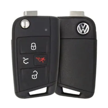 Mando a distancia original Volkswagen Flip Key Jetta batería tipo CR2025