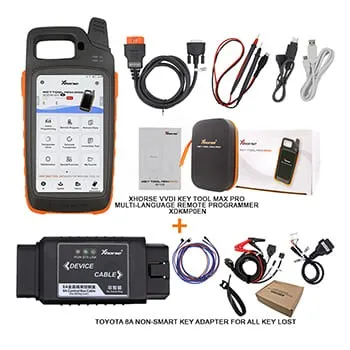 Xhorse Bundle Key Tool Max Pro and Adapter Buttons 2