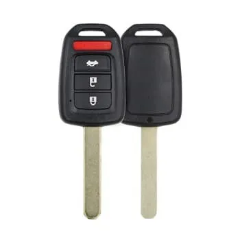 Honda Civic 2012-2015 Tête Clé À Distance Shell 4 Boutons APRÈS Télécommande Type Fobik - thumbnail