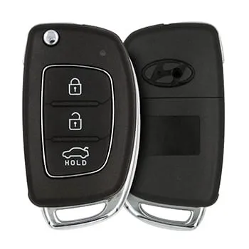 Hyundai 2012-2019 Flip Key 3 b Sedan Type Buttons 2