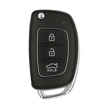Hyundai 2012-2019 Flip Key 3 b Sedan Type Buttons 2