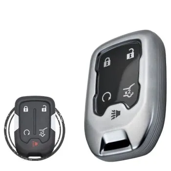 TPU Key Cover Case For Chevrolet Suburban Tahoe GM Battery Type CR2025 - thumbnail