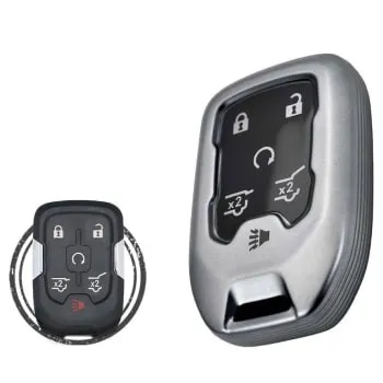 TPU Key Cover Case For Chevrolet Suburban Tahoe Sm Buttons 2 - thumbnail
