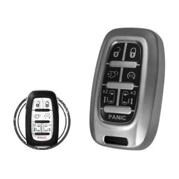 TPU Key Fob Cover Case For Chrysler Pacifica Remote Type FBS4 - thumbnail