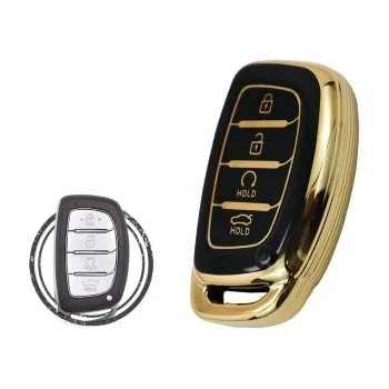 TPU Key Cover Case Protector For Hyundai Creta Remote Type FBS4 - thumbnail