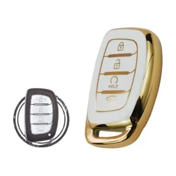 TPU Key Cover Case For Hyundai Creta Sonata Tucson Battery Type CR2025 - thumbnail