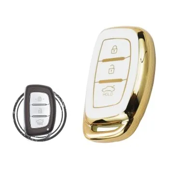 TPU Key Cover Case For Hyundai Elantra Grand I10 Battery Type CR2025 - thumbnail