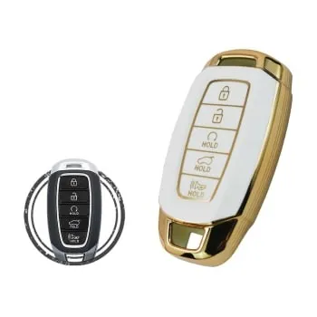 TPU Key Cover Case For Hyundai Palisade Kona Elant Remote Type Fobik - thumbnail