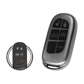 TPU Key Fob Cover Case For Jeep Dodge Chrysler Buttons 2 - thumbnail