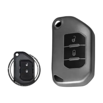 TPU Key Fob Cover Case For Jeep Wrangler Gladiator Buttons 2 - thumbnail