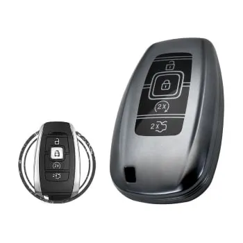 TPU Key Fob Cover Case For Lincoln MKZ MKX MKC Remote Type FBS4 - thumbnail