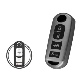 TPU Key Fob Cover Case For Mazda 3 6 CX-5 CX-9 Remote Type Fobik - thumbnail